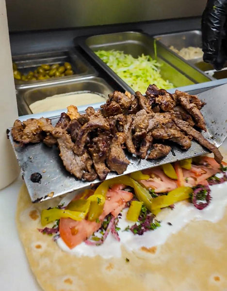 Lebanese Flat Bread Platter
